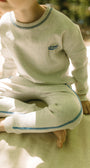 Color Stitch Lounge Set - Blue
