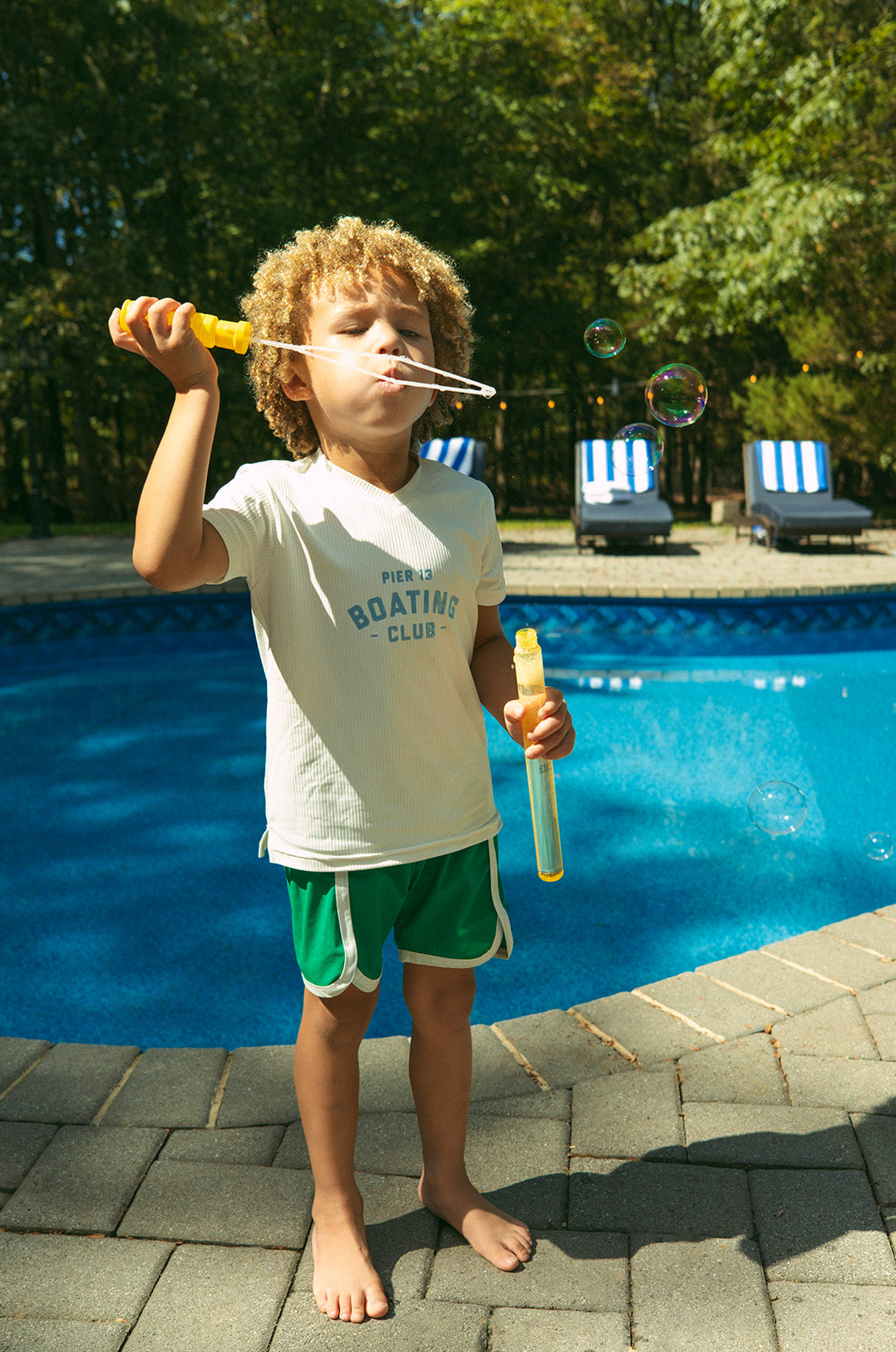 Pier 13 Boy Swim Set - Green