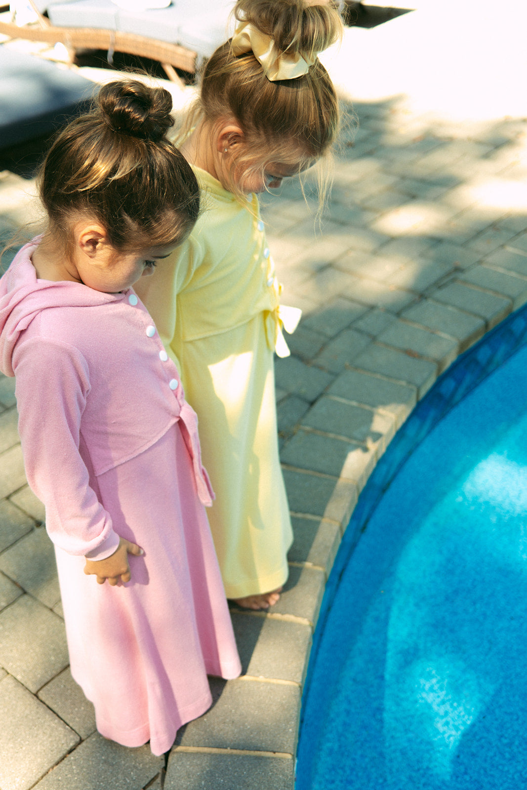 Pastel Terry Maxi Dress - Yellow