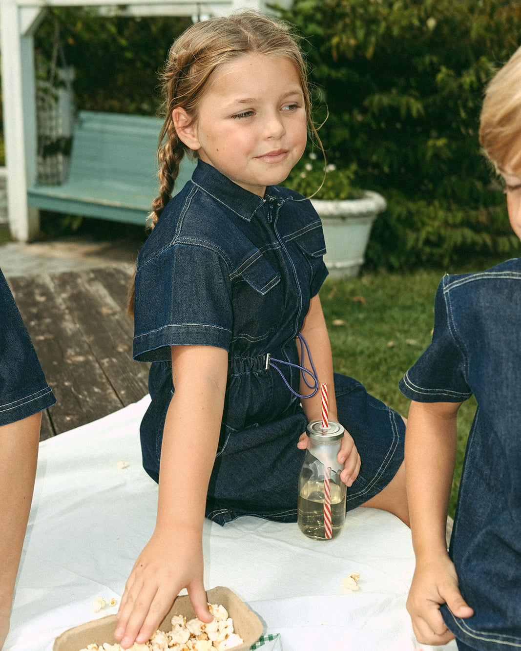 Riley Dress - Blue