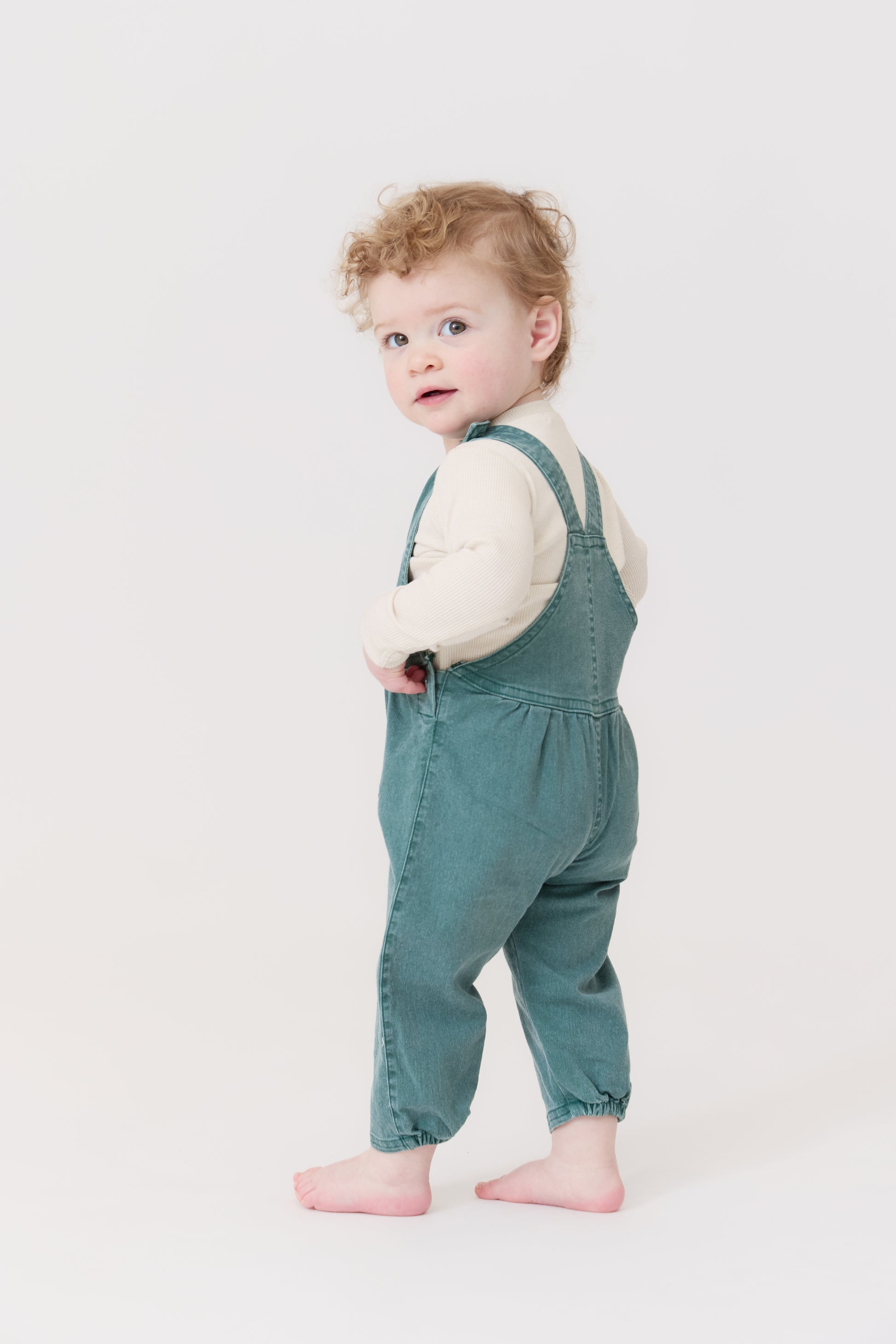 Louise Overalls - Emerald