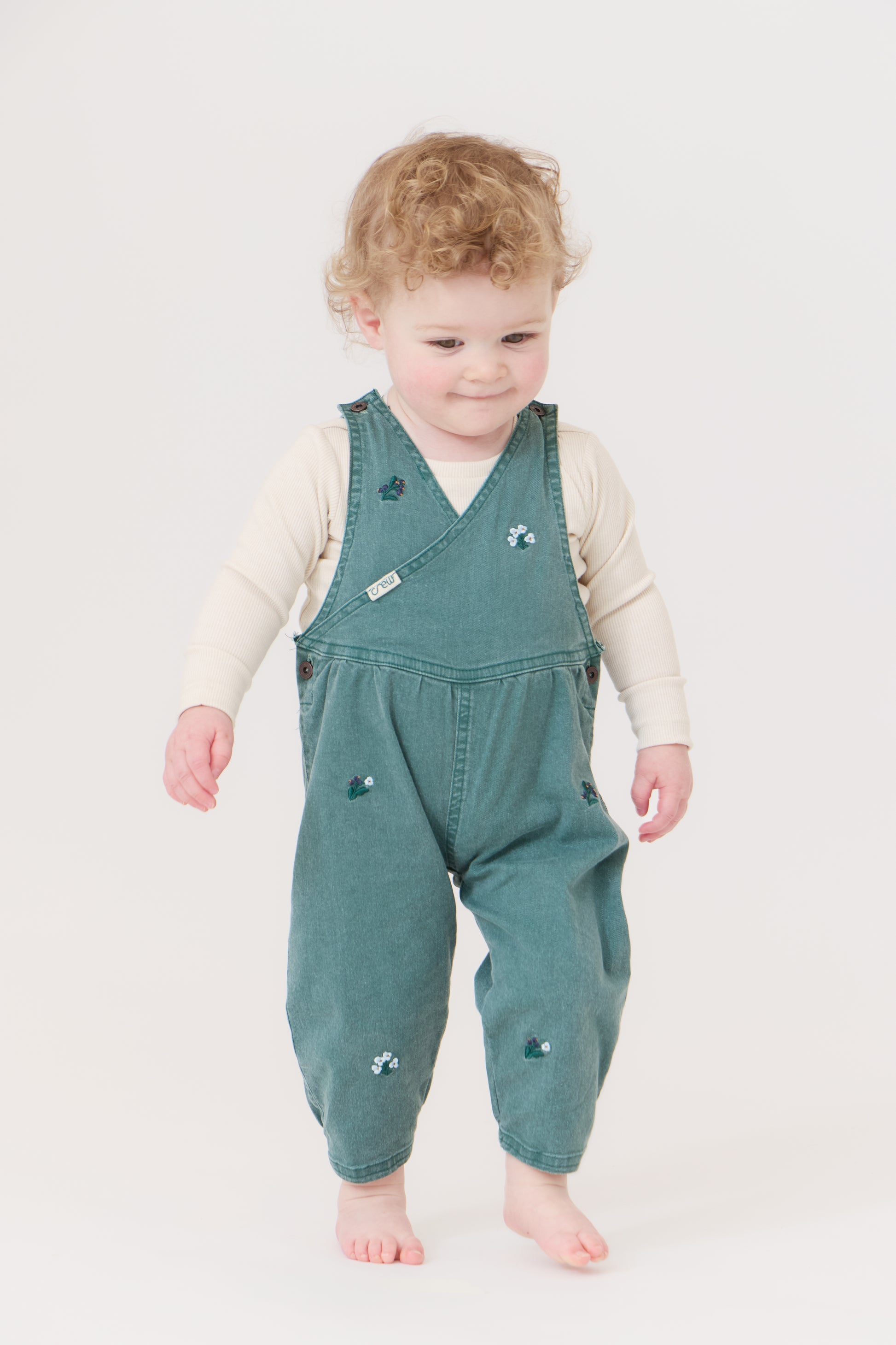 Louise Overalls - Emerald