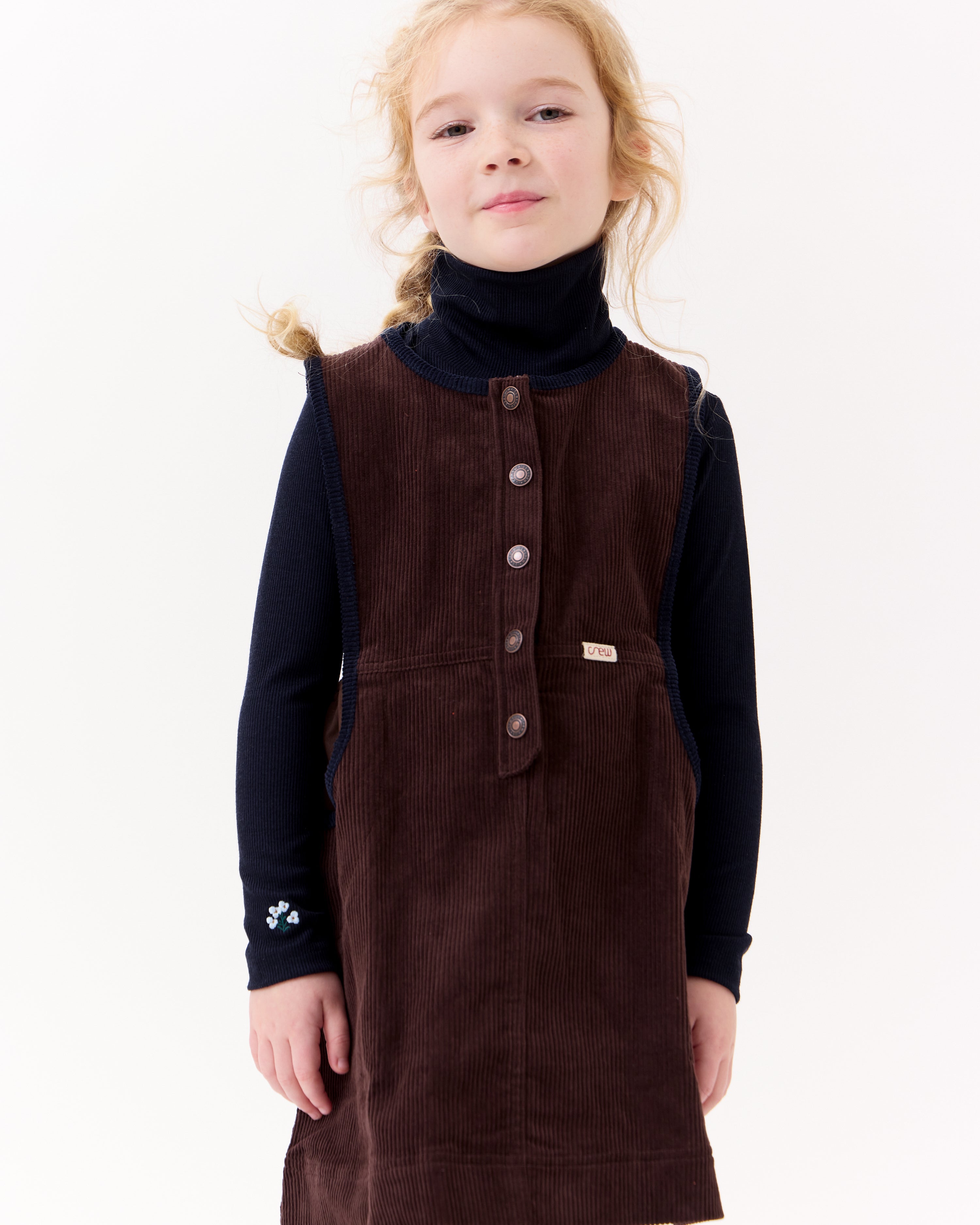 Louise Rib Turtleneck - Navy