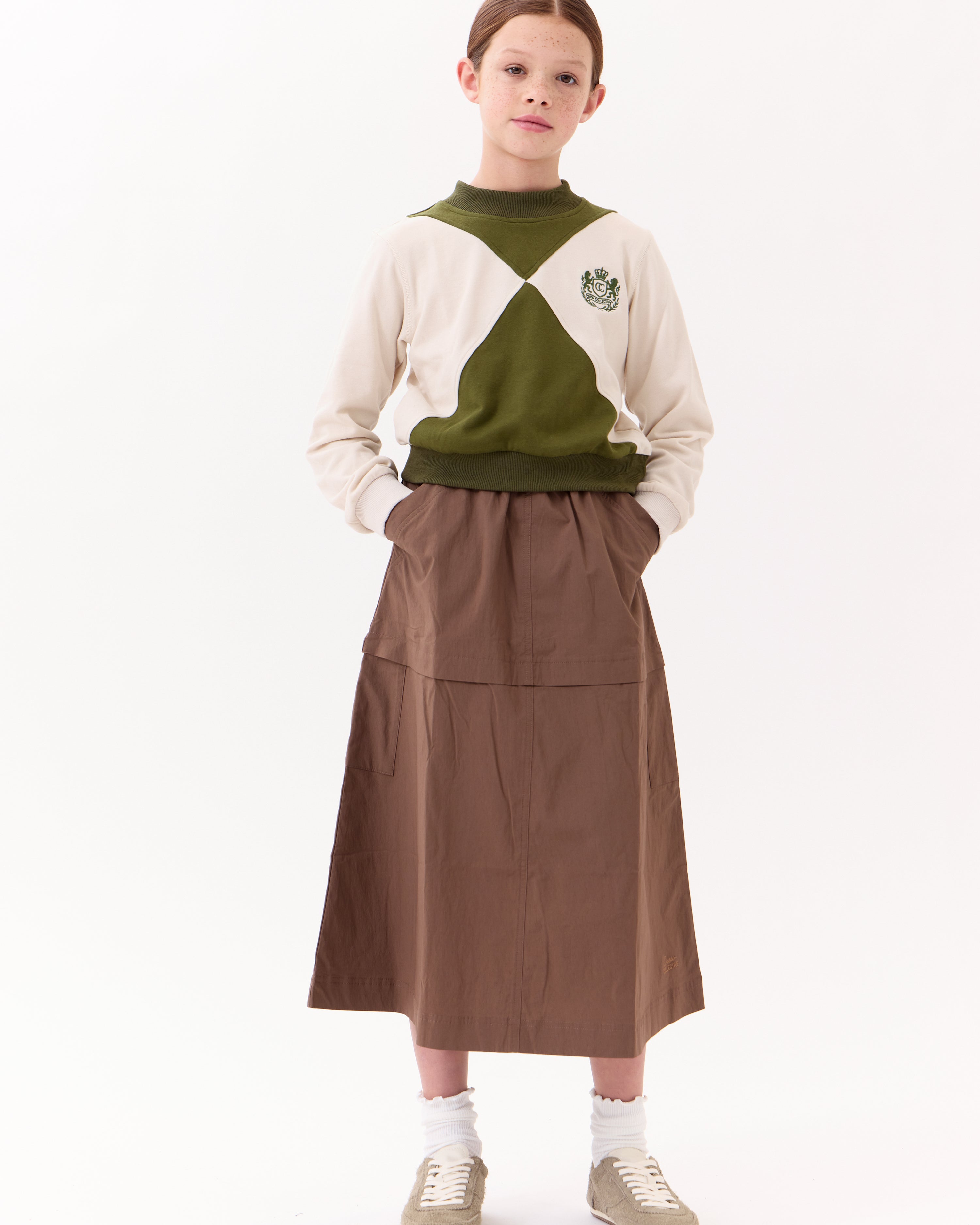 Gia Maxi Skirt - Brown