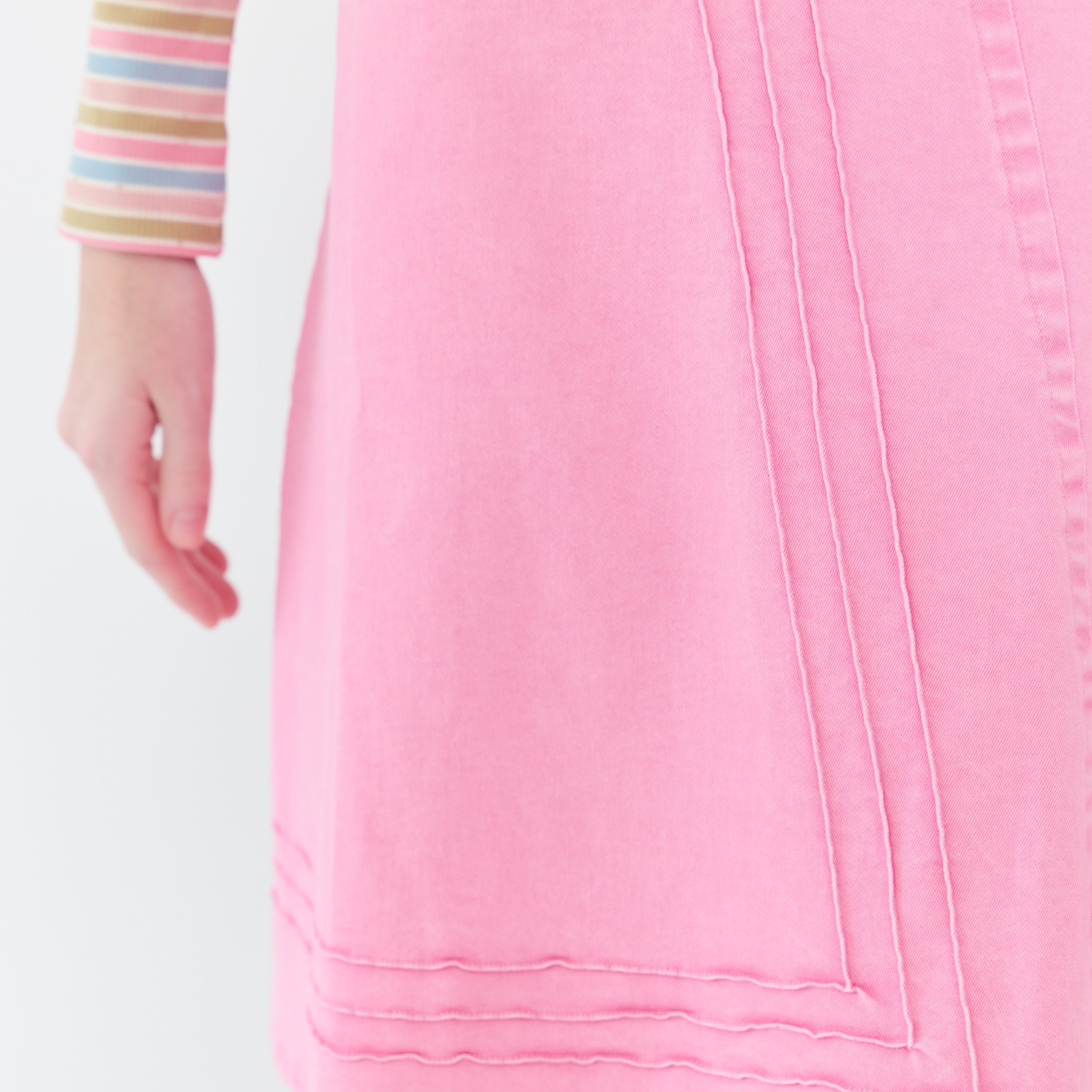 Jessica Denim Skirt - Pink
