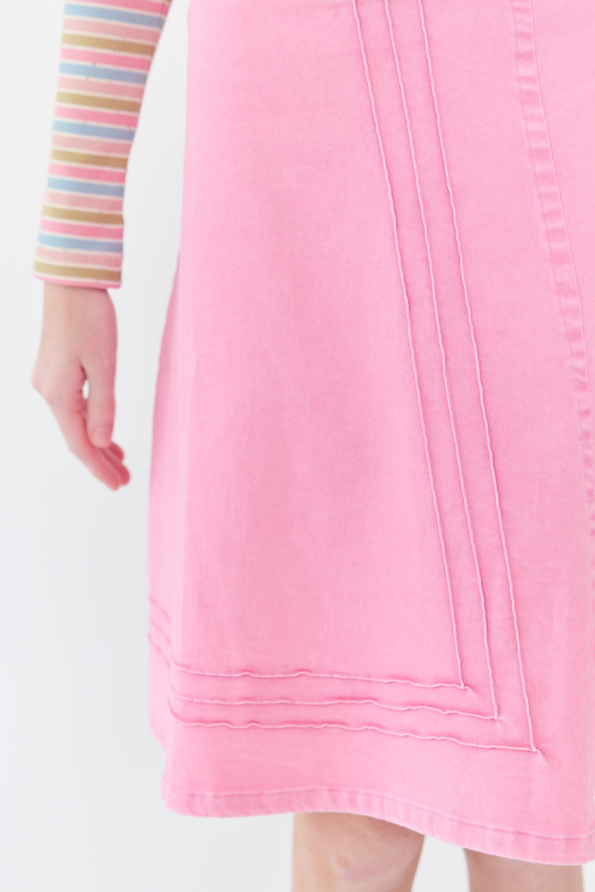 Jessica Denim Skirt - Pink