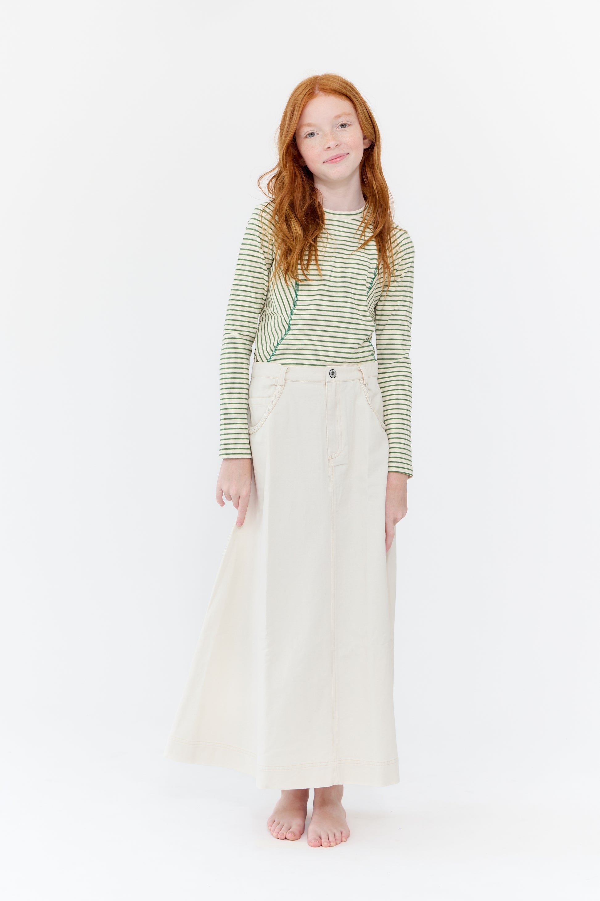 Ali Maxi Skirt - Vanilla