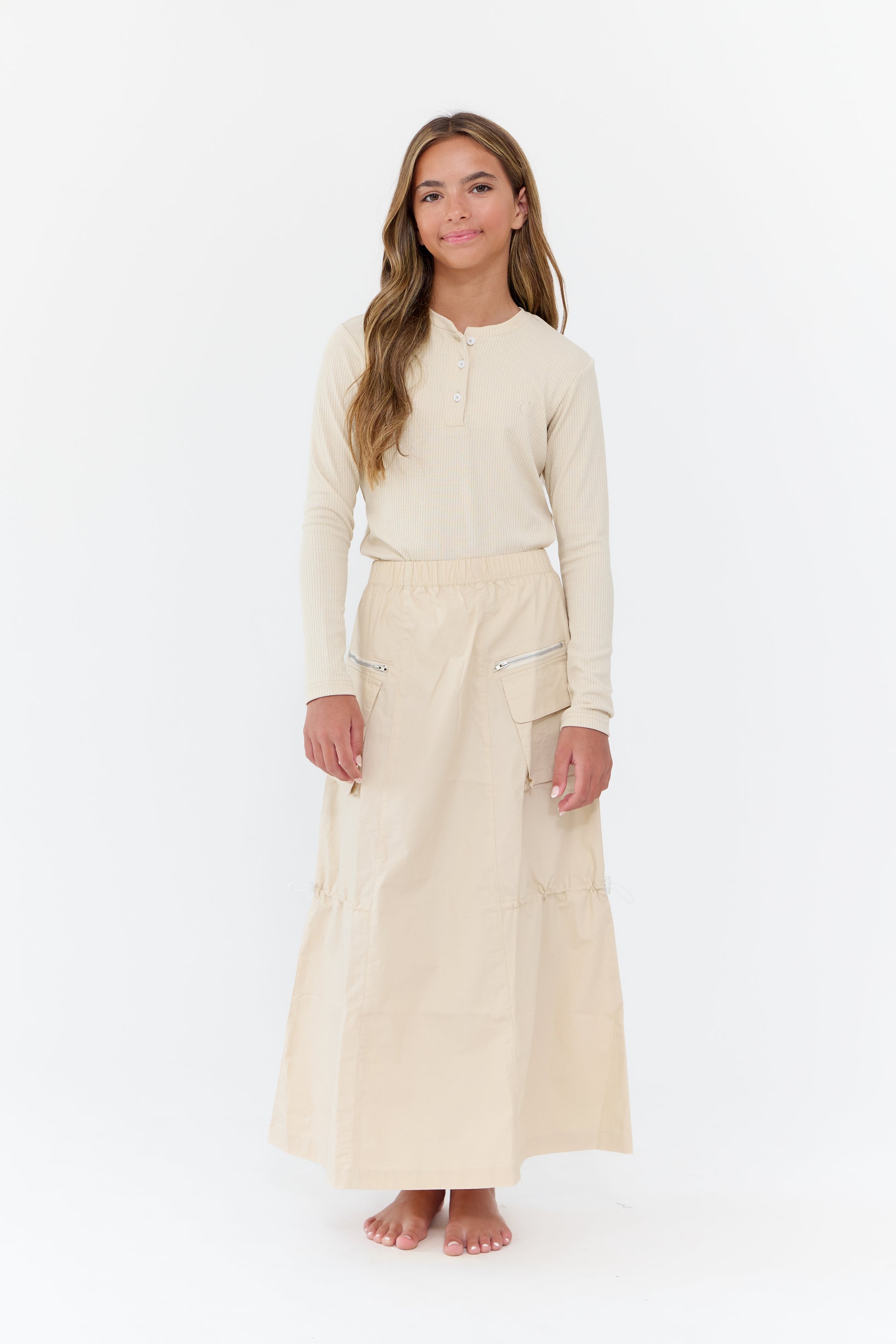 Bae Maxi Skirt - Tan