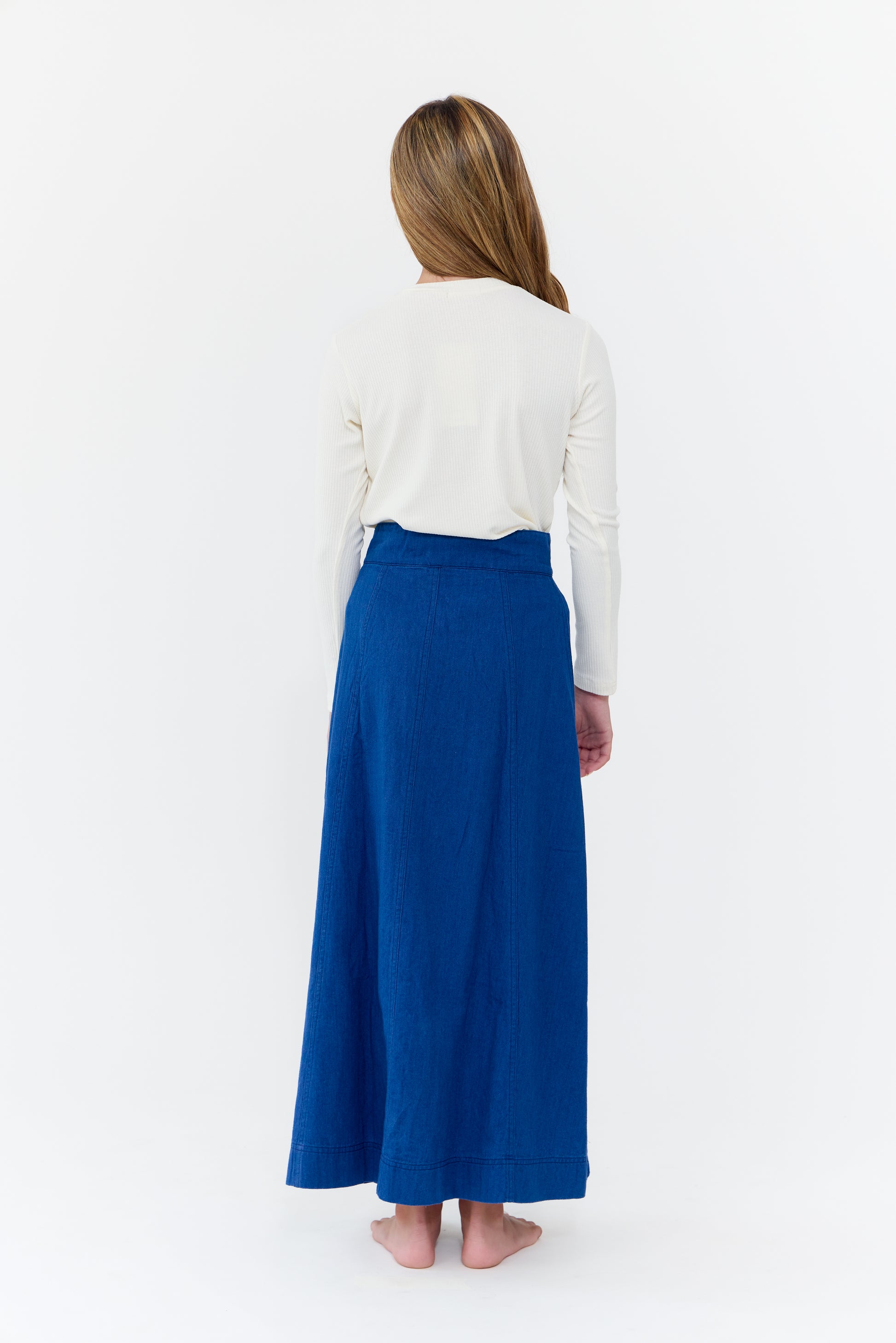 Lesli Maxi Skirt - Blue