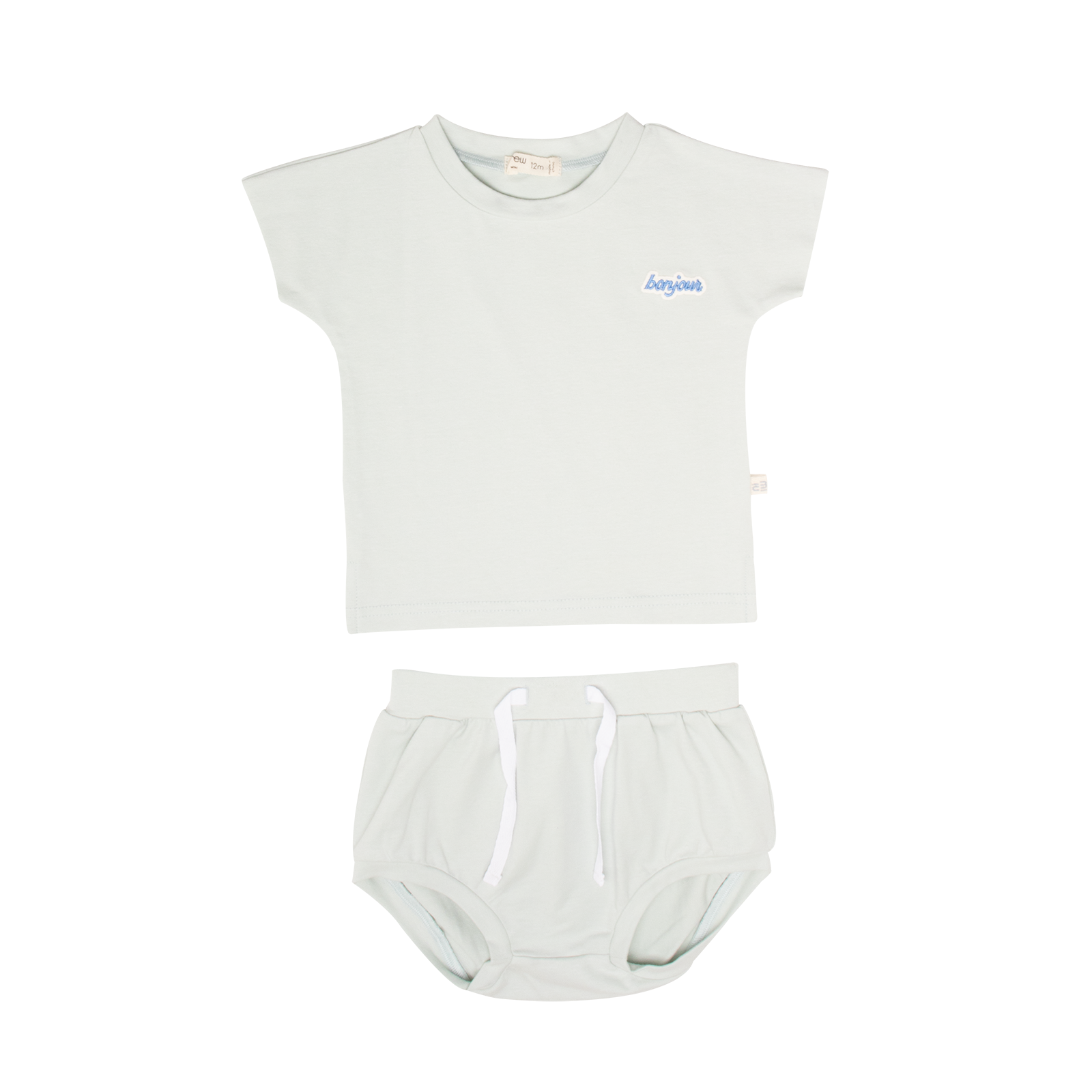 Mila Cotton Short Set - Mint