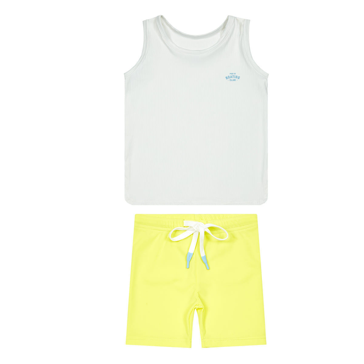Pier 13 Boy Swim Tank Set - Yellow