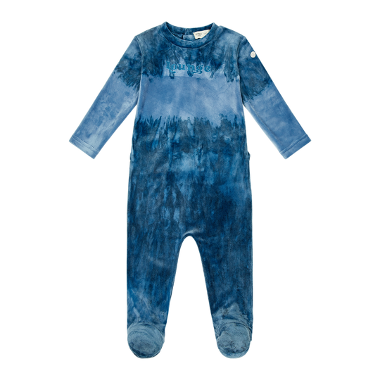 TyeDye Romper - Light Blue