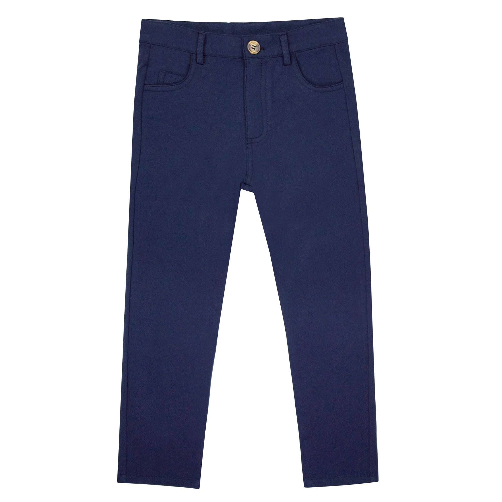 Slim Knit Pant SS26 - Navy