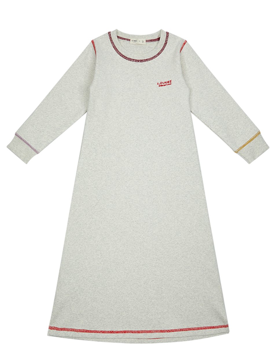 Color Stitch Lounge Nightgown - Red