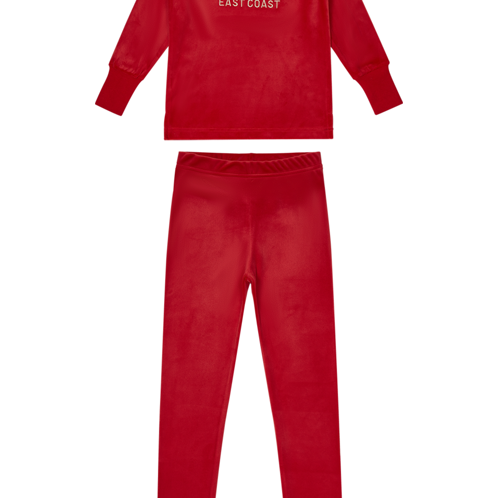Terry Applique Set - Coral