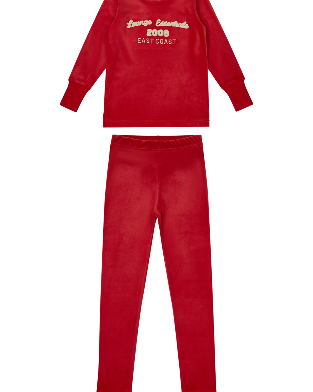 Terry Applique Set - Coral