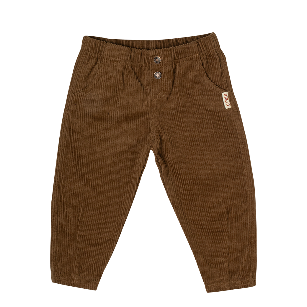 Aiden Barrel Pants - Tan