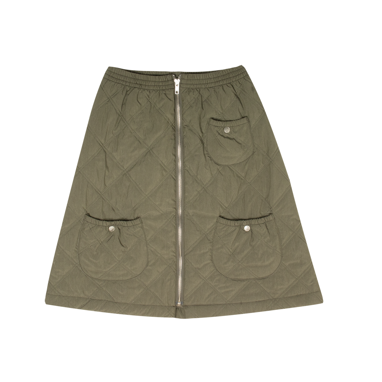 Lyla Quilted Skirt - Green