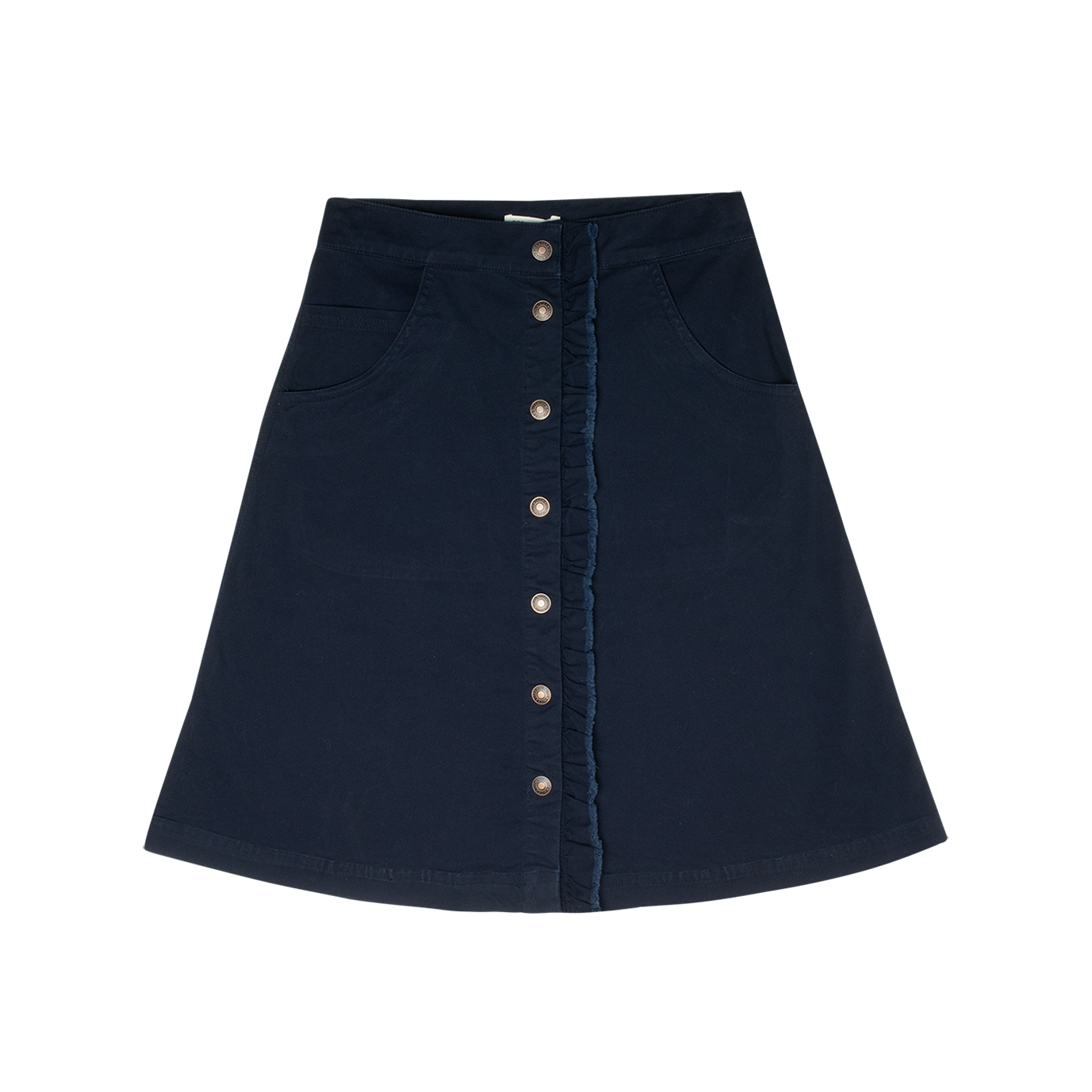 Nina Ruffled Skirt - Navy