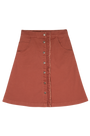 Nina Ruffled Skirt - Terracotta