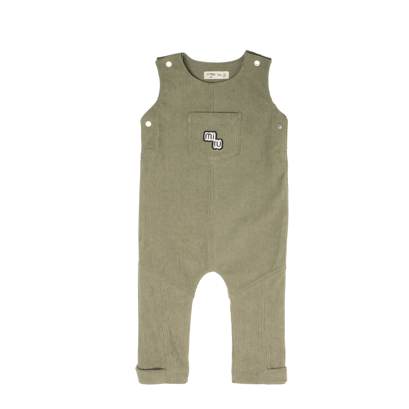 Rowan Cord Overalls - Green