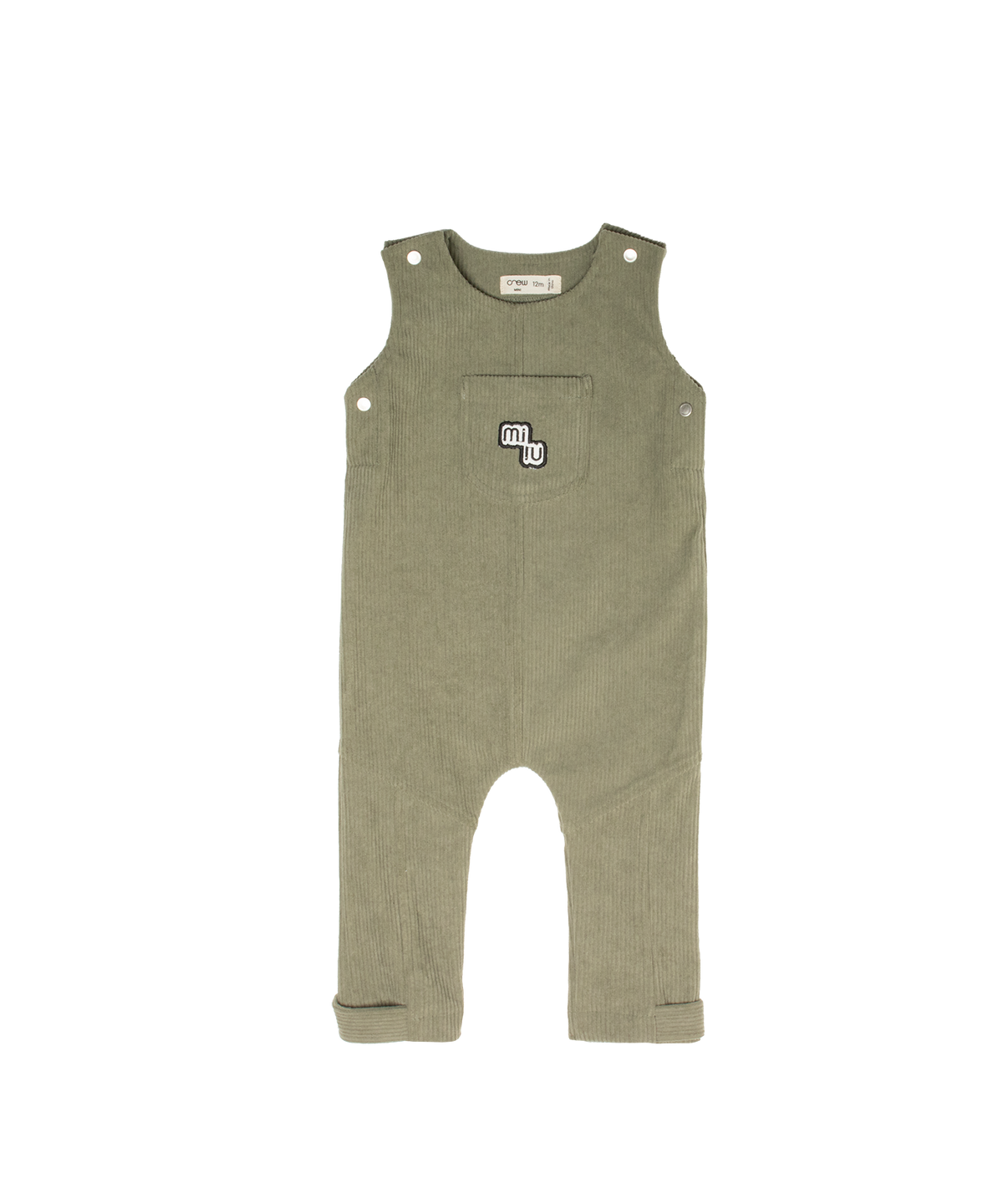 Rowan Cord Overalls - Green