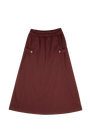 Stella Maxi Skirt - Merlot