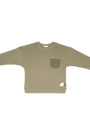 Teddi Ribbed Sweatshirt - Green