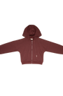Stella Zip Up Hoodie - Merlot