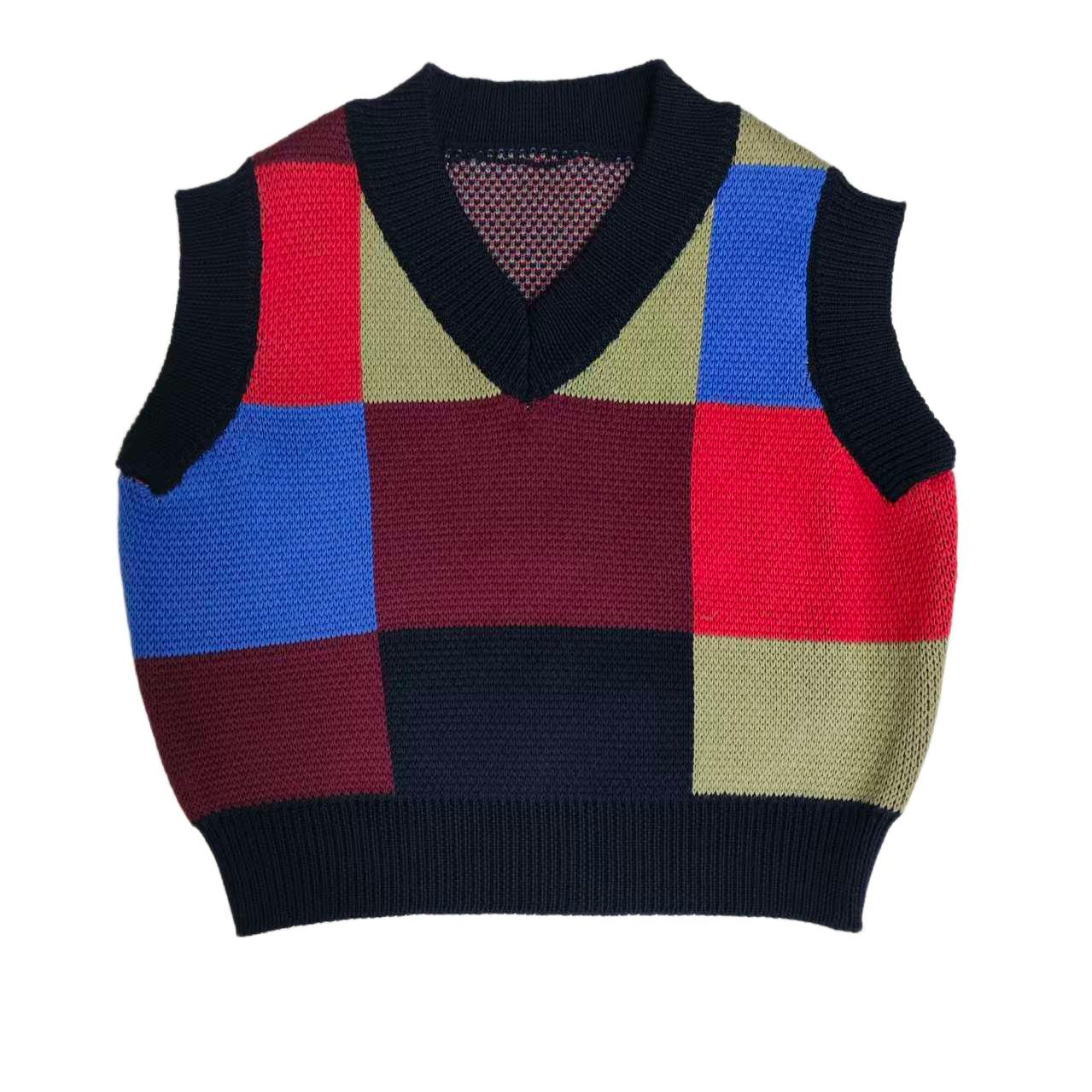Soft Knit Vest - Navy
