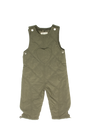 Lyla Quilted Overalls - Green