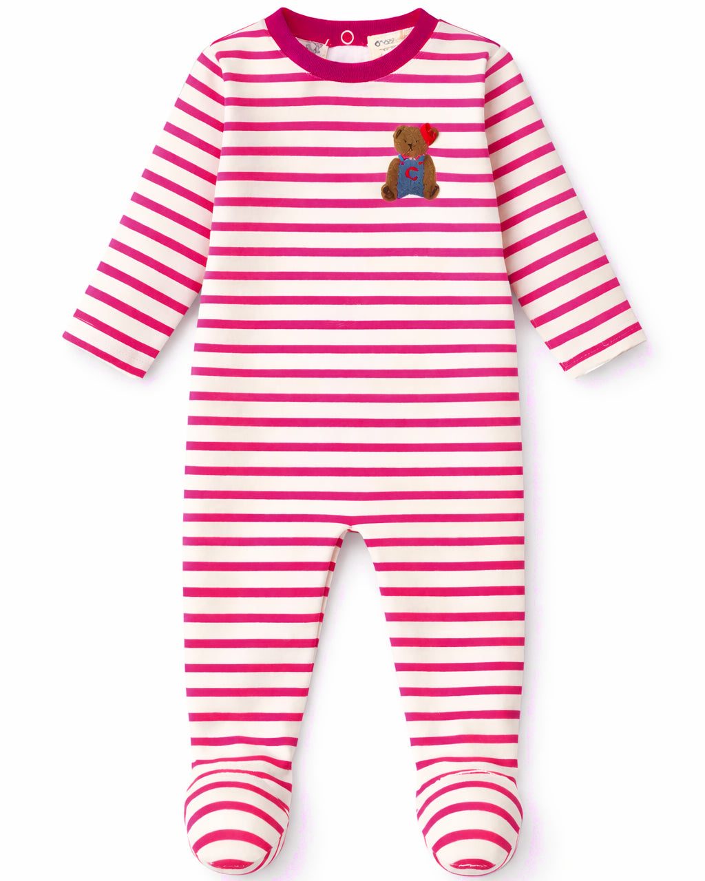 Teddy Lounge Footie - Pink