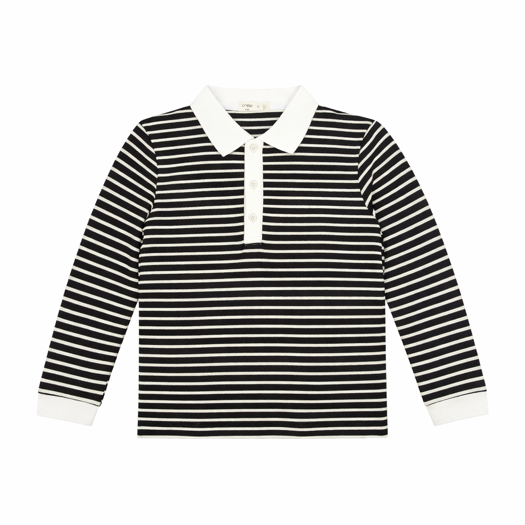 Sydney Long Sleeve Polo - Navy