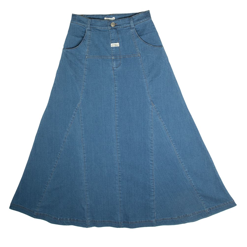 Luna Maxi Skirt - Blue