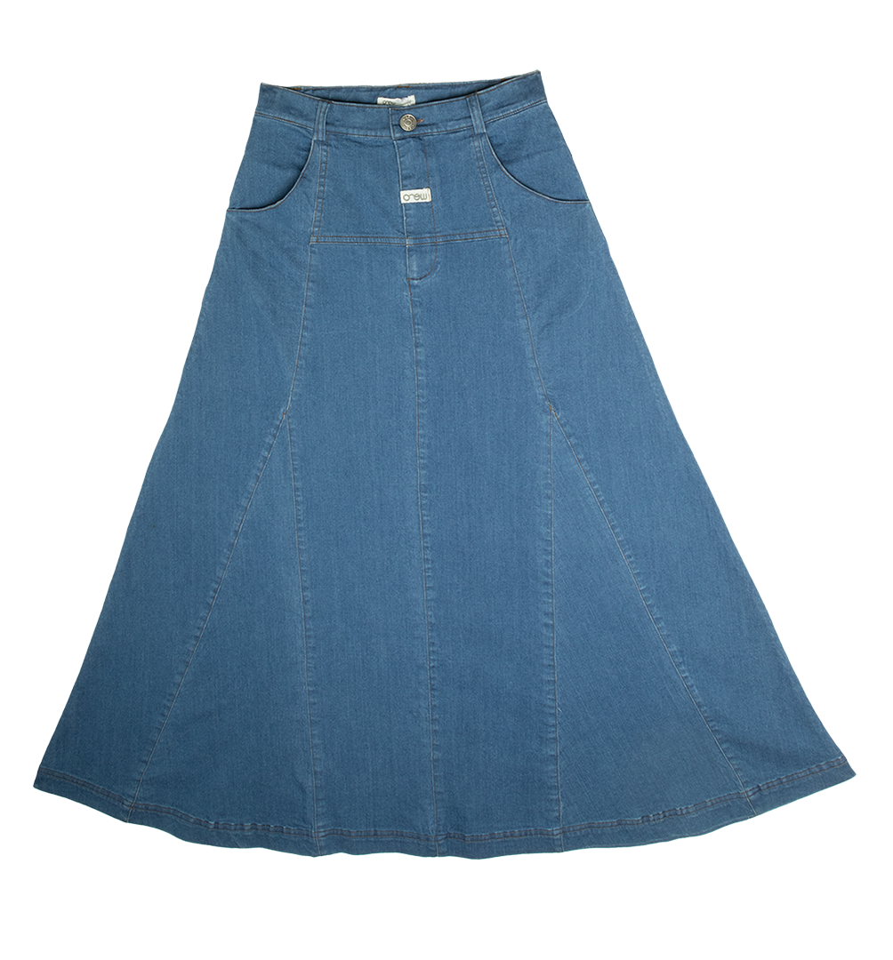 Luna Maxi Skirt - Blue