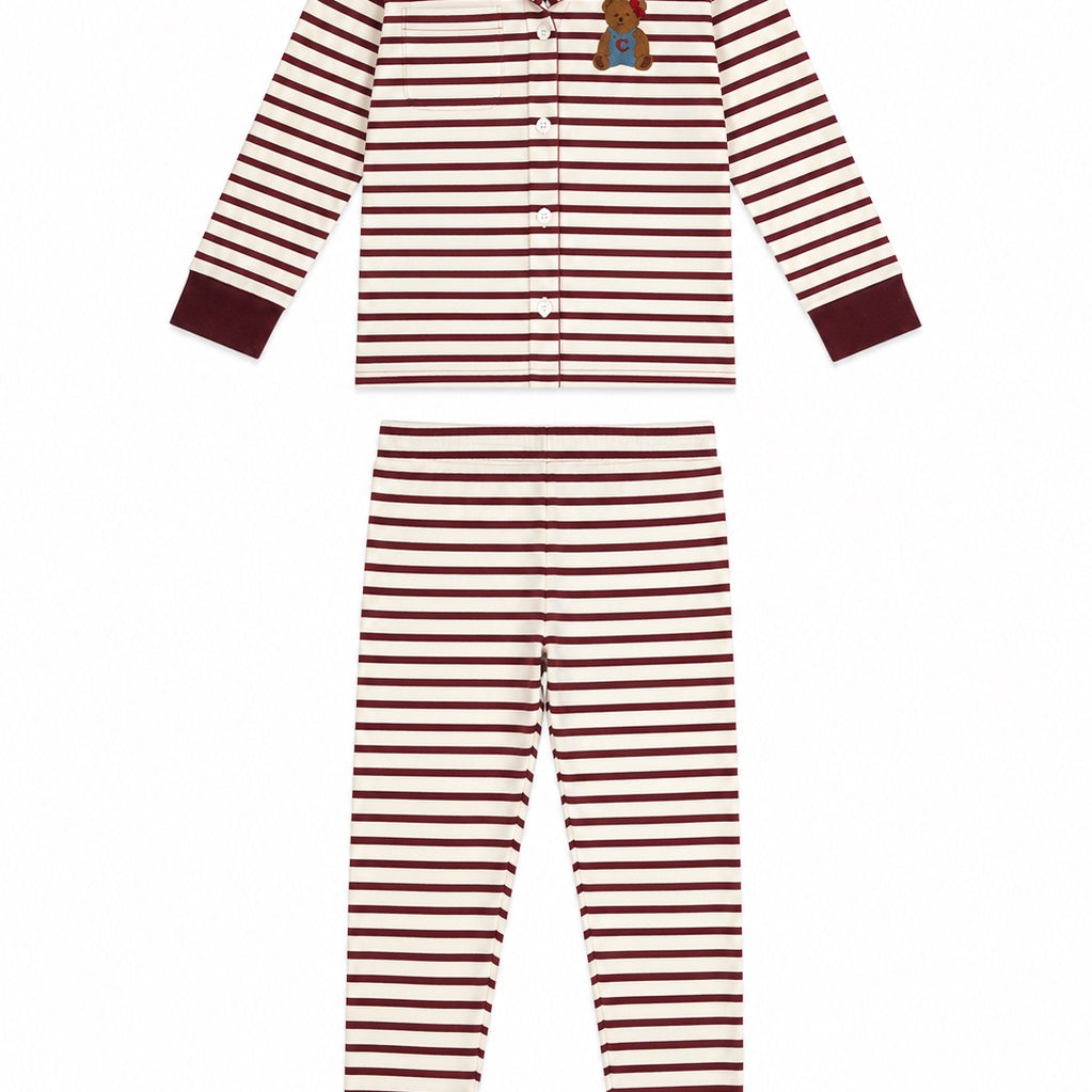Teddy Grandpa Set - Maroon